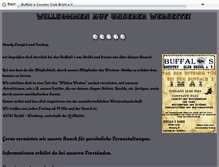Tablet Screenshot of buffalos-bruehl.de
